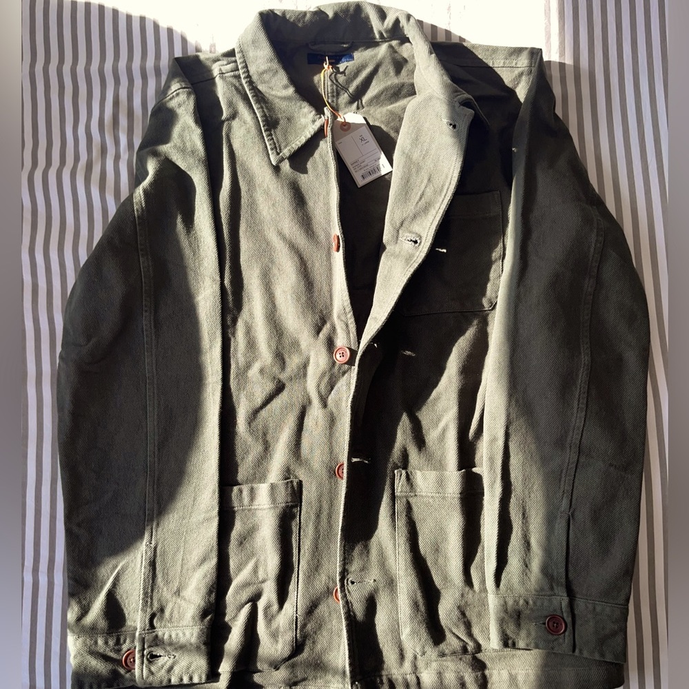 Chore Jacket - Nudie Jeans Barney Worker Jacket (Size L and XL) - Picture 1 of 8